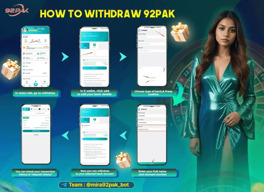 92 pak withdraw
